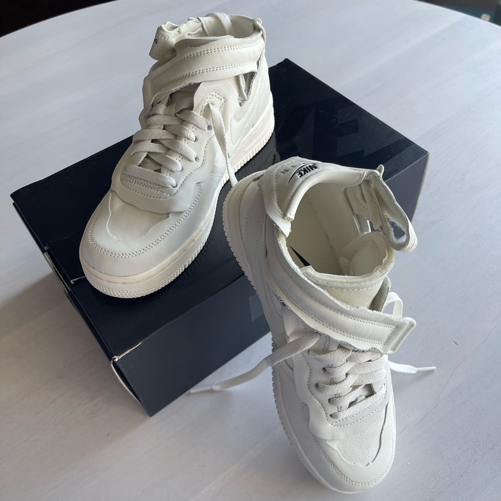 Nike Air Force 1 Comme des Garcons Triple White CDG AF1 Men's Size 5.5 (W 7)